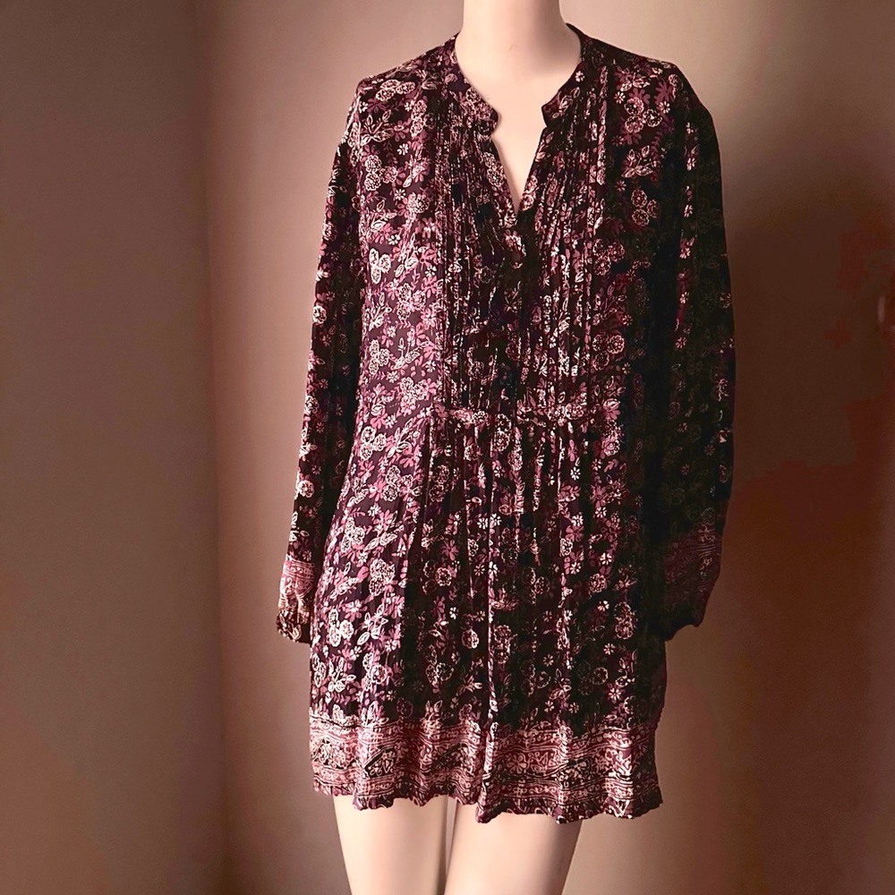 NATALIE MARTIN Silk Tunic Blouse